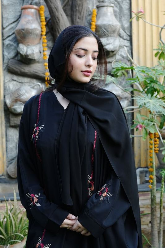 2pc Nida Fabric Begi Style Abaya