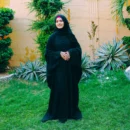 2 PCS BEGI STYLE BUTTERFLY BLACK ABAYA