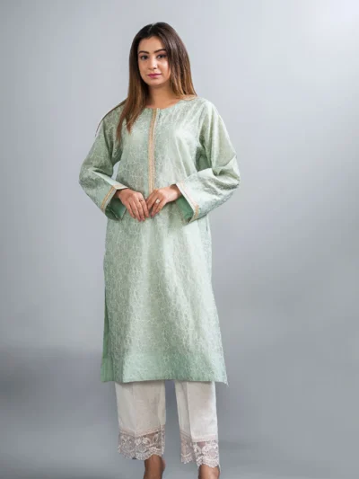 2 PCS Eyes Green Embroidered Paper Silk Set